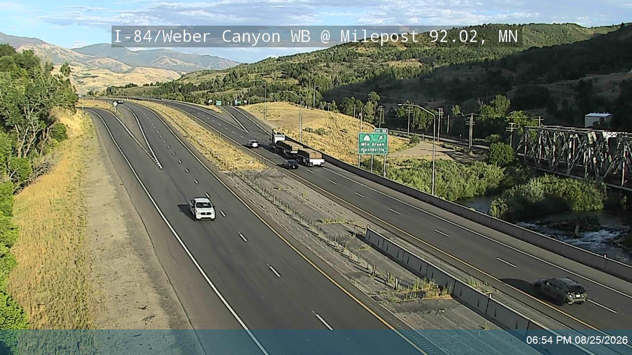 I-84 / Weber Canyon WB  @ Milepost 92.02, MN