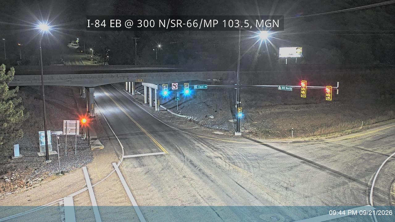 I-84 Off-ramp EB @ 300 N / SR-66 / MP 103.5, MGN