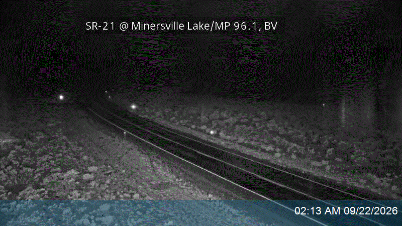 SR-21 @ Minersville Lake / MP 96.1, BV