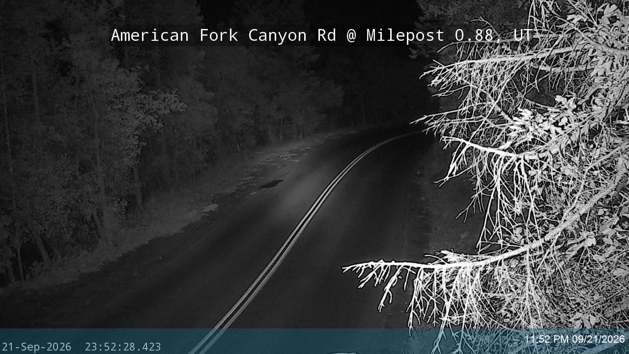 American Fork Canyon Rd / SR-144 @ Milepost 0.88, UT