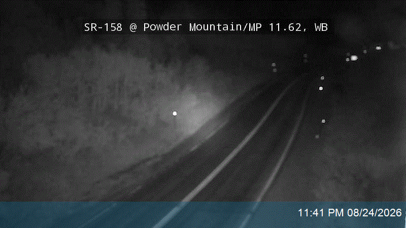 SR-158 @ Powder Mountain / MP 11.62, WB