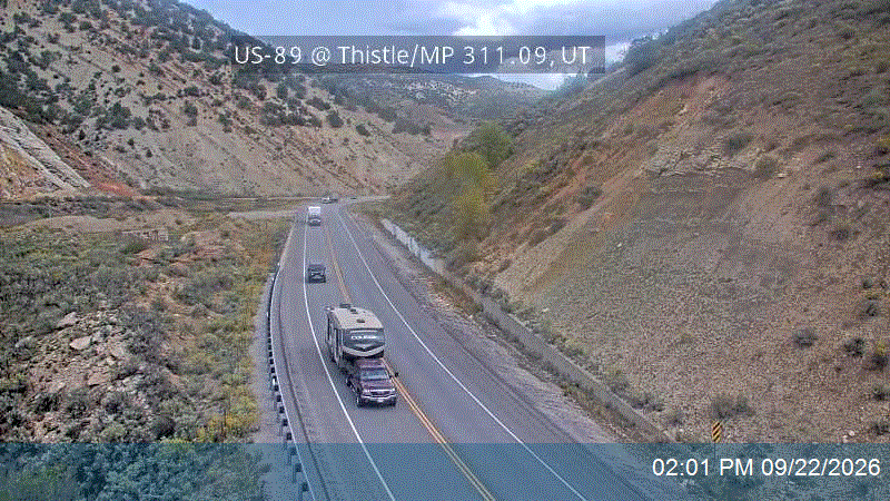 US-89 @ Thistle / MP 311.09, UT