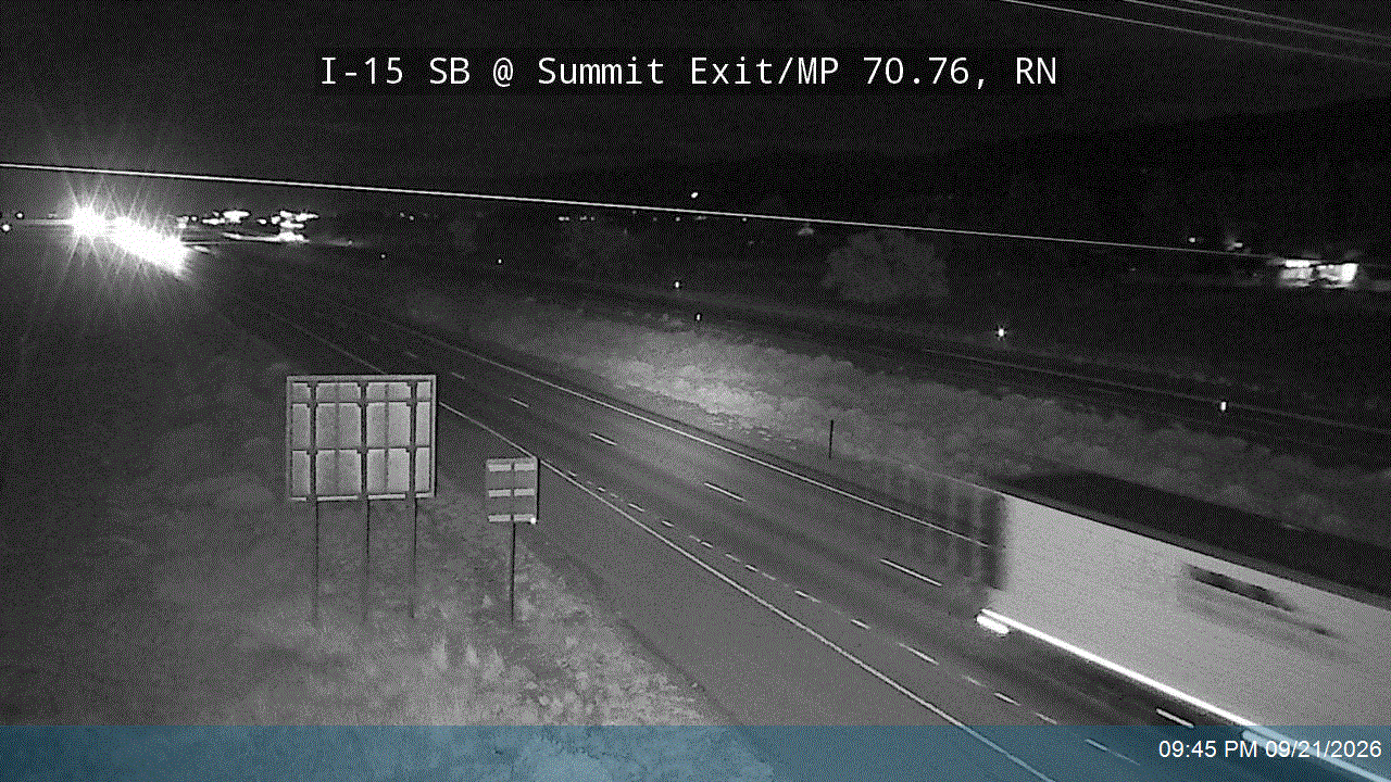 I-15 SB @ Summit Exit / MP 70.76, RN