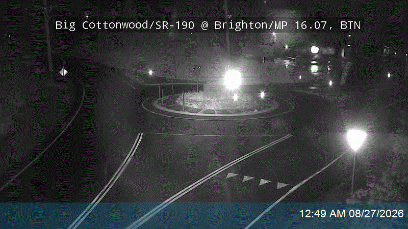 Big Cottonwood Canyon Rd / SR-190 @ Brighton / MP 16.07, BTN