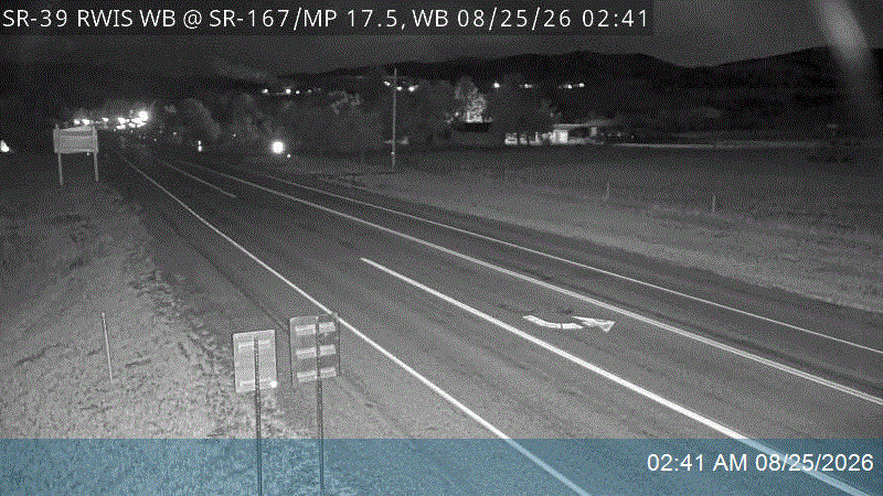 SR-39 RWIS WB @ SR-167 / Trappers Loop / MP 17.53, WB