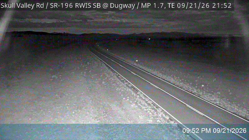 Skull Valley Rd / SR-196 RWIS SB @ Dugway / MP 1.7, TE