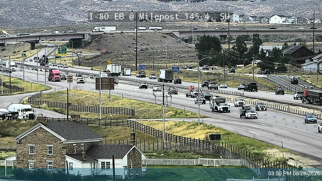 I-80 EB @ West of US-40/ MP 145.4, SU