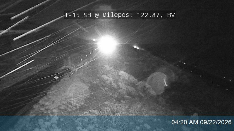 I-15 SB @ Milepost 122.87, BV