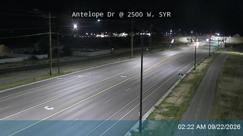 Antelope Dr / 1700 S / SR-127 @ 2500 W, SYR