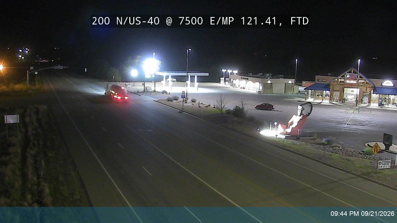 200 N / US-40 @ 7500 E / MP 121.41, FTD