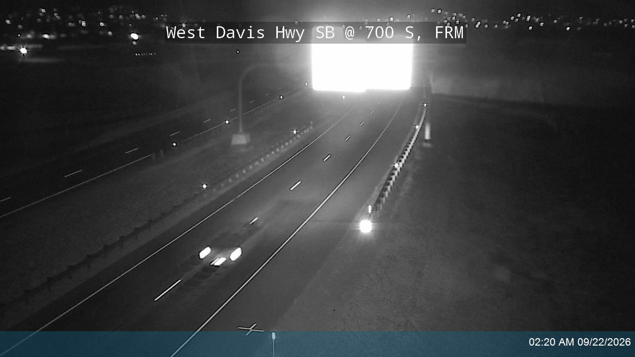 West Davis Hwy / SR-177 SB @ 700 S / MP 2.01, FRM
