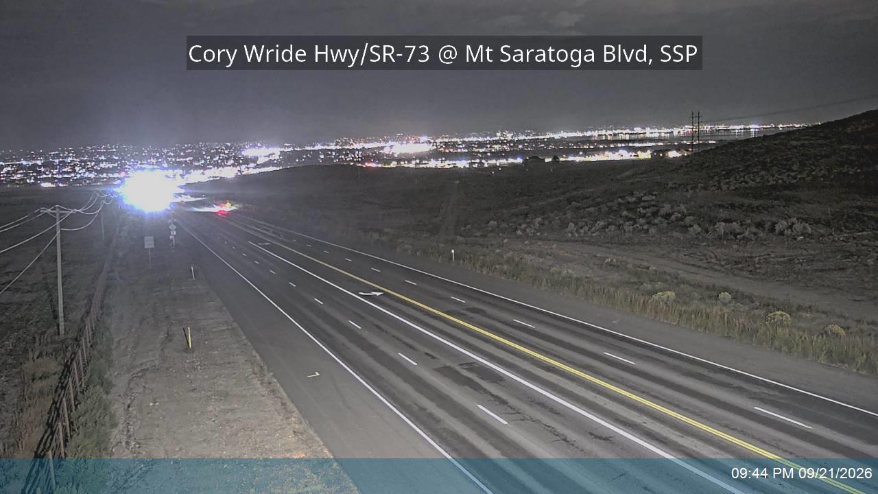 Cory Wride Hwy / SR-73 @ Mt Saratoga Blvd / MP 34.6, SSP