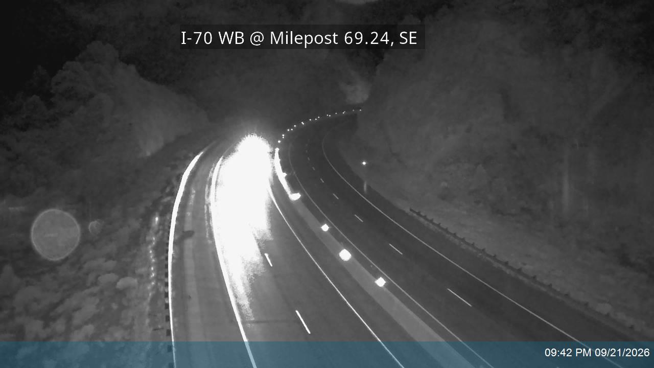 I-70 WB @ Milepost 69.24, SE