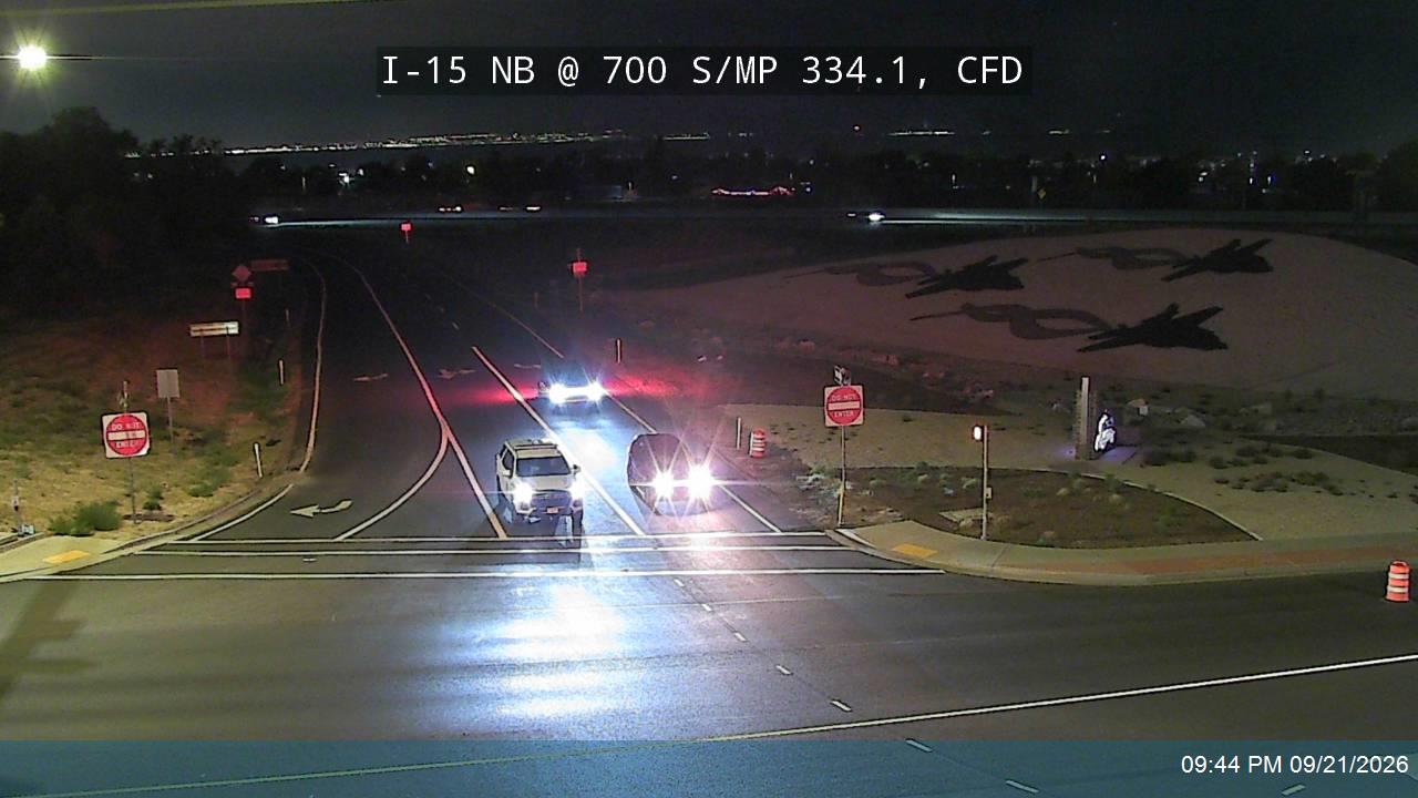 I-15 NB @ 700 S / SR-193 / MP 334.1, CFD