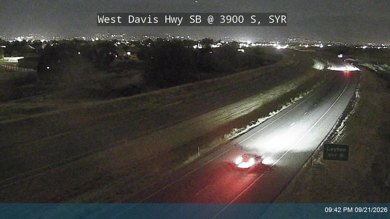 West Davis Hwy / SR-177 SB @ 3900 S / MP 10.66, SYR