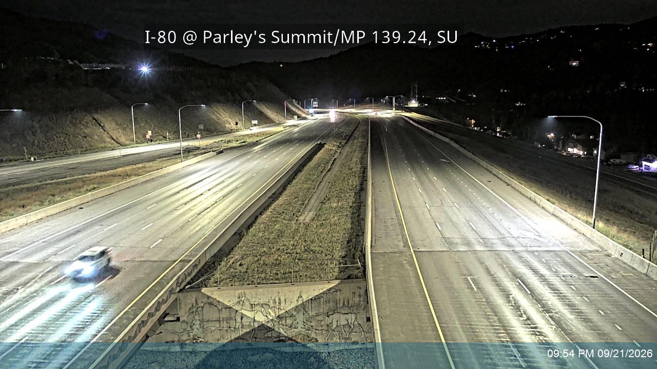 I-80 EB @ Parleys Summit / MP 139.24, SU