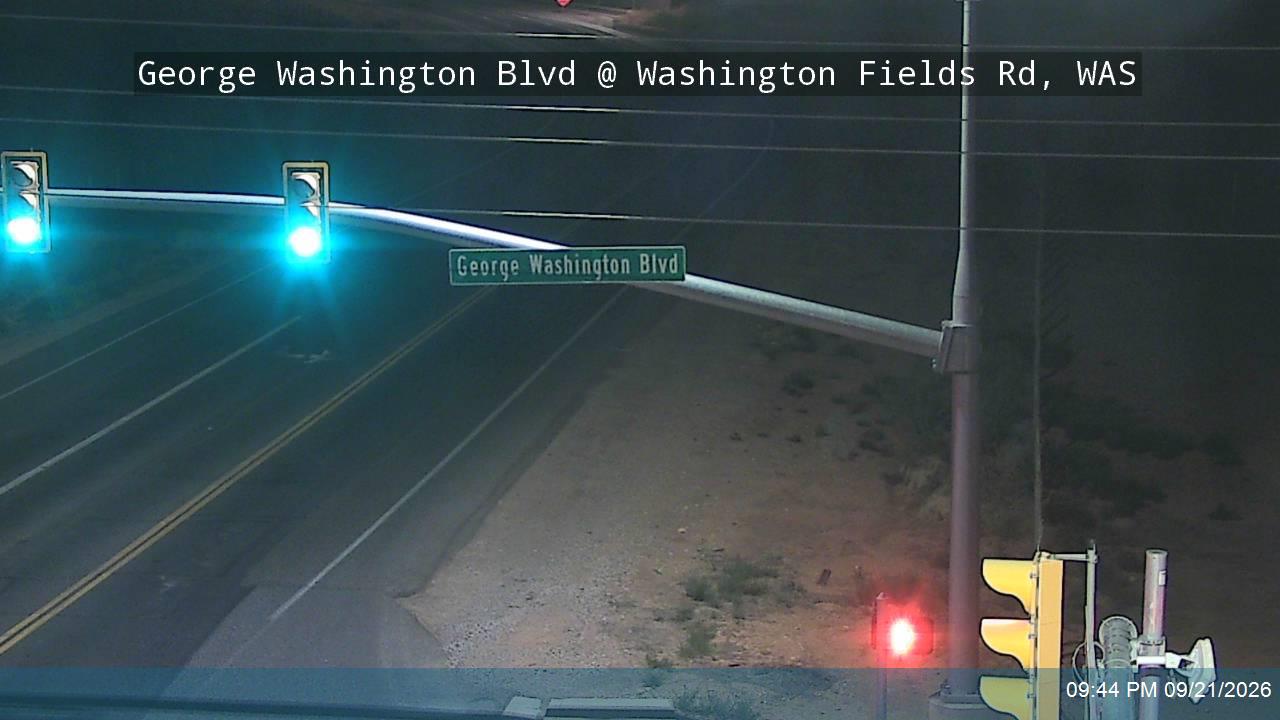 George Washington Blvd / 3650 S @ Washington Fields Rd, WAS