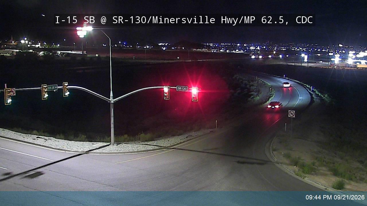I-15 SB @ SR-130 / Minersville Hwy / MP 62.5, CDC