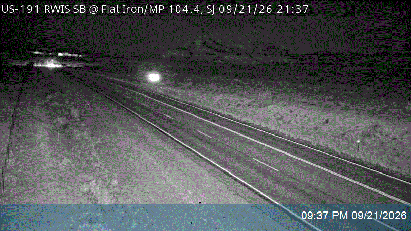 US-191 RWIS SB @ Flat Iron / MP 104.44, SJ
