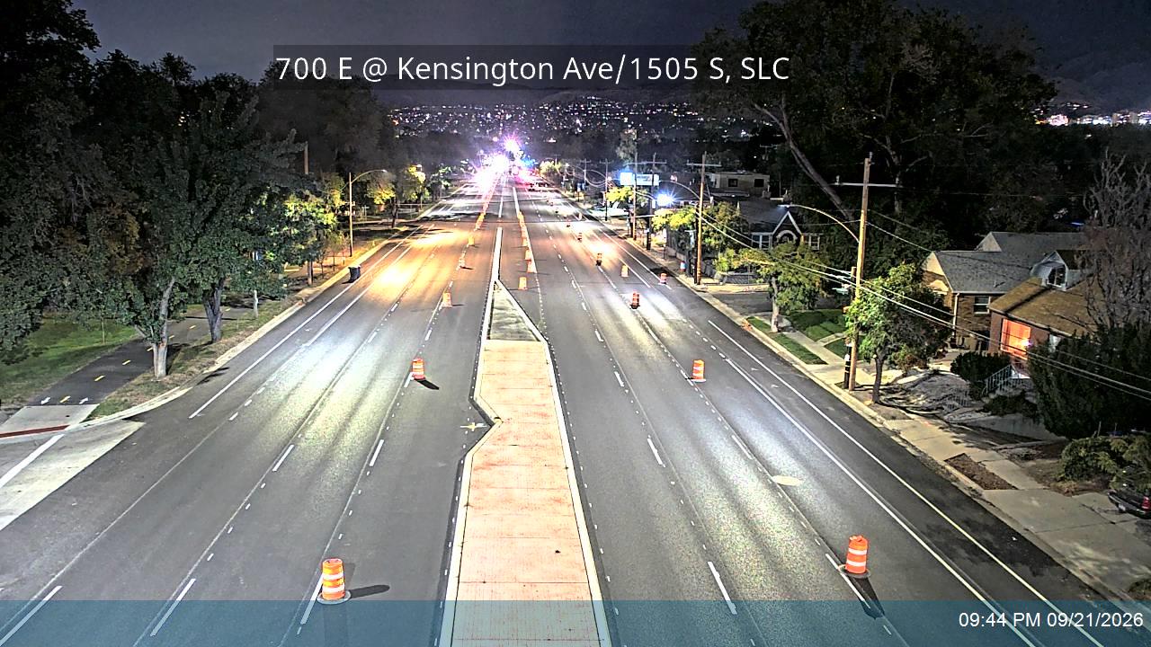 700 E / SR-71 @ Kensington Ave / 1505 S, SLC
