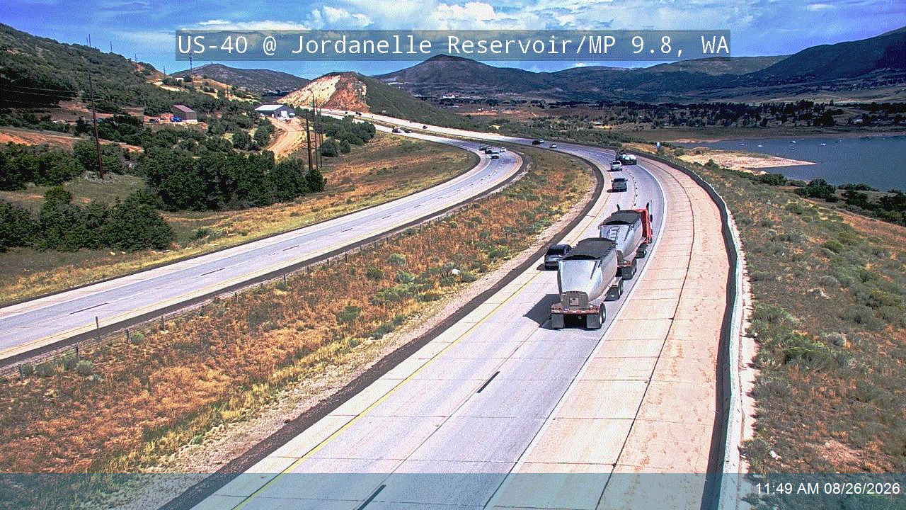 US-40 @ Jordanelle Reservoir/ MP 9.8, WA