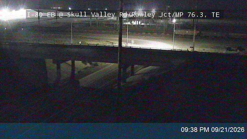 I-80 EB @ Skull Valley Rd / Rowley Jct / SR-196 / MP 76.3, TE