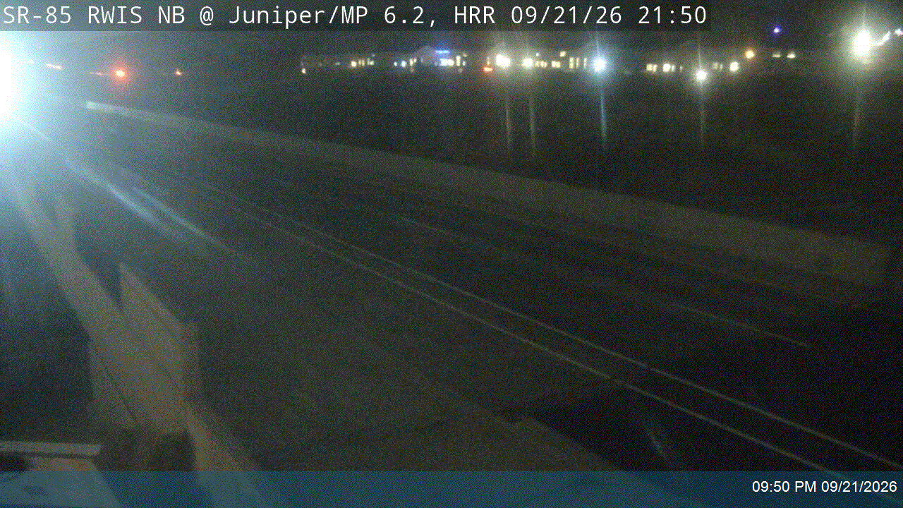 Mountain View / SR-85 RWIS NB @ 14600 S / Juniper, HRR