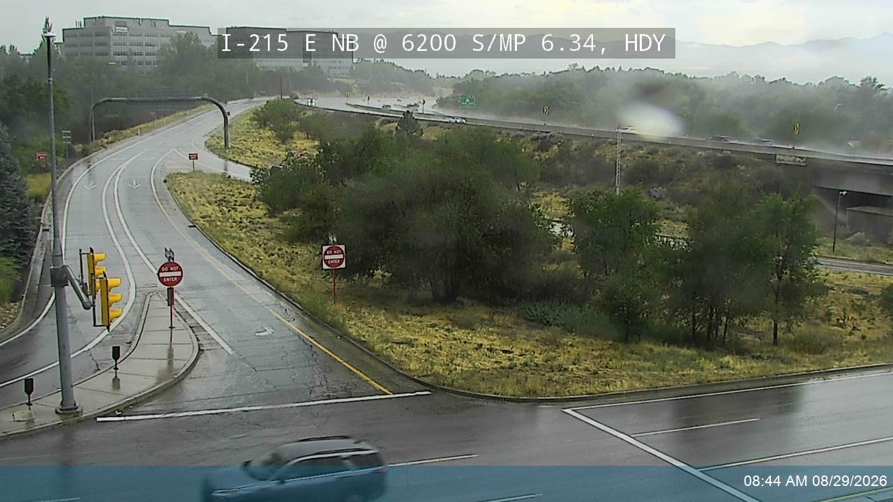 I-215 E NB @ 6200 S / SR-190/ MP 6.34, HDY