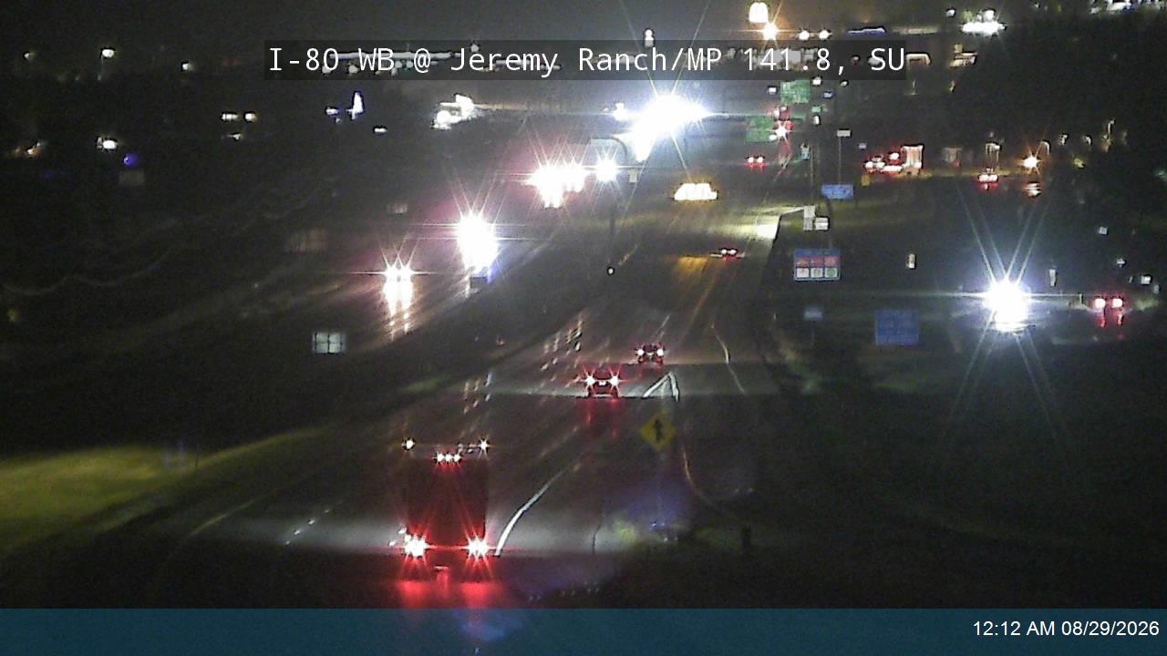 I-80 WB @ Jeremy Ranch/ MP 141.8, SU