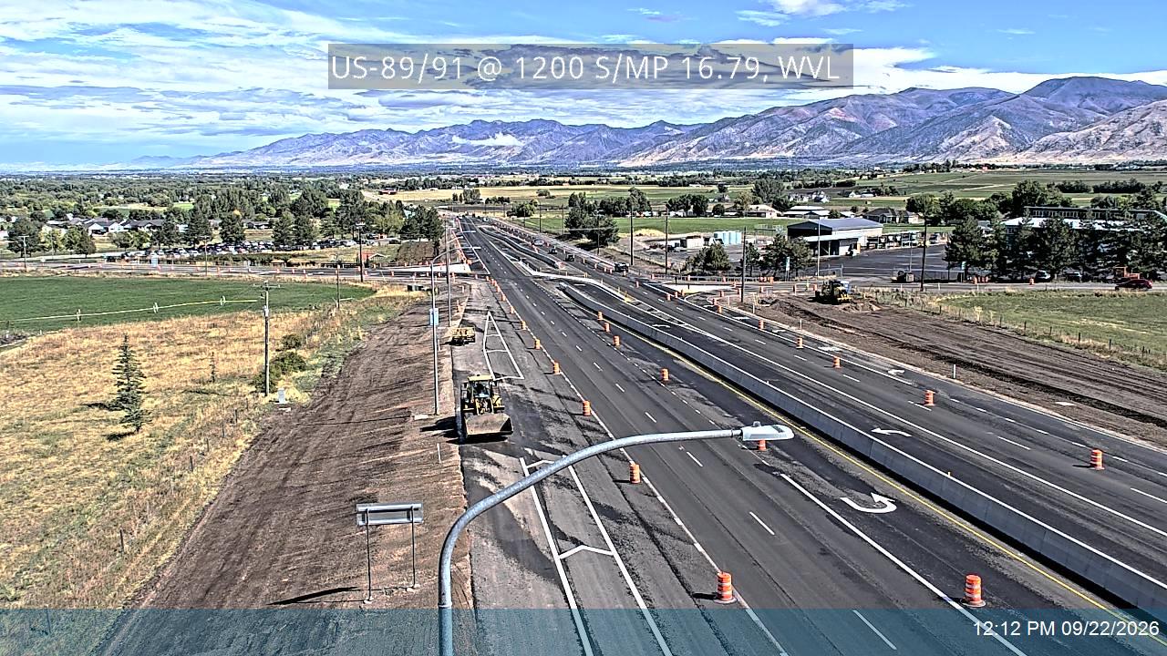 US-89 / 91 @ 950 S / MP 16.8, WVL