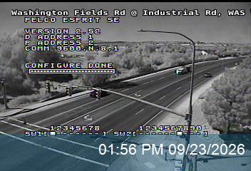 Washington Fields Rd @ Industrial Rd, WAS