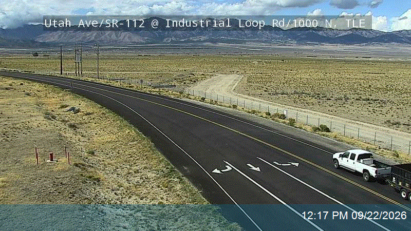 Utah Ave / SR-112 @ Industrial Loop Rd / 1000 N / SR-112, TLE