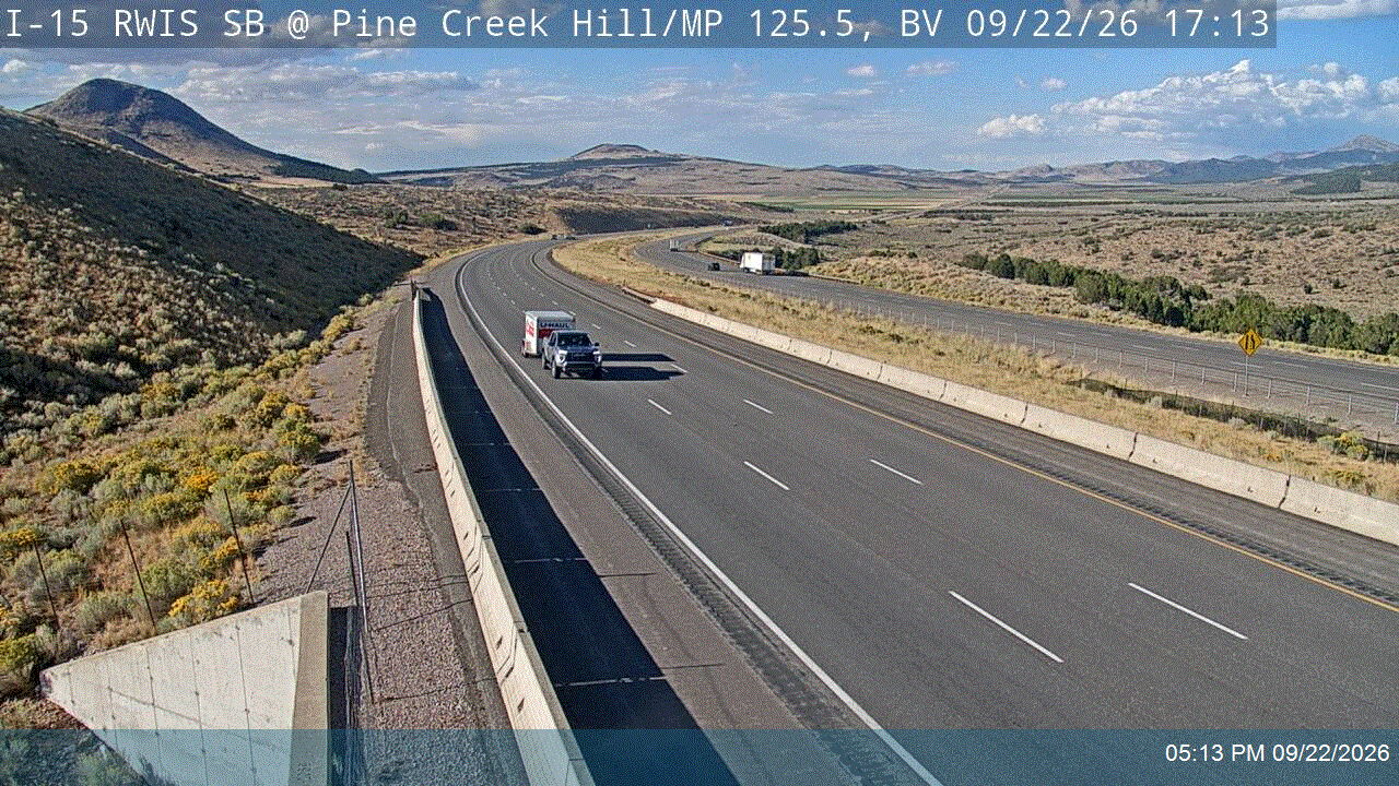 I-15 RWIS SB @ Pine Creek Hill / MP 125.5, BV