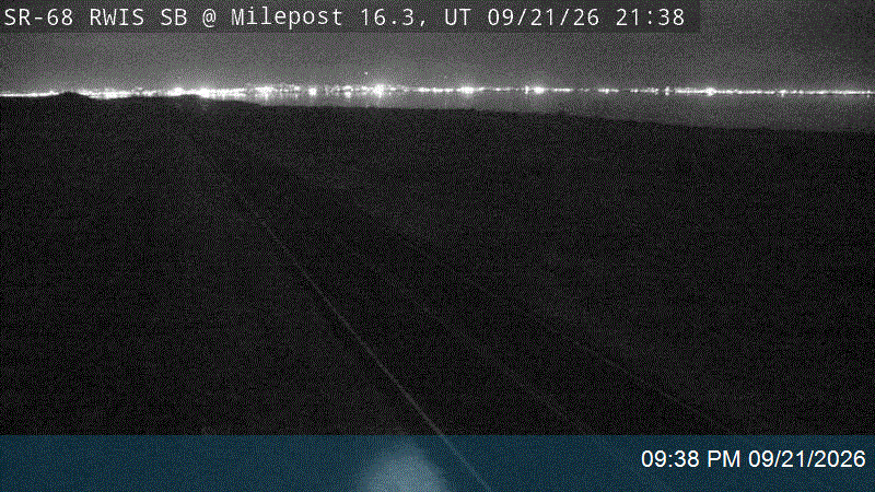 Redwood Rd / SR-68 RWIS SB @ Milepost 16.3, UT