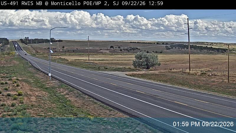 US-491 RWIS WB @ Monticello POE / MP 2, SJ
