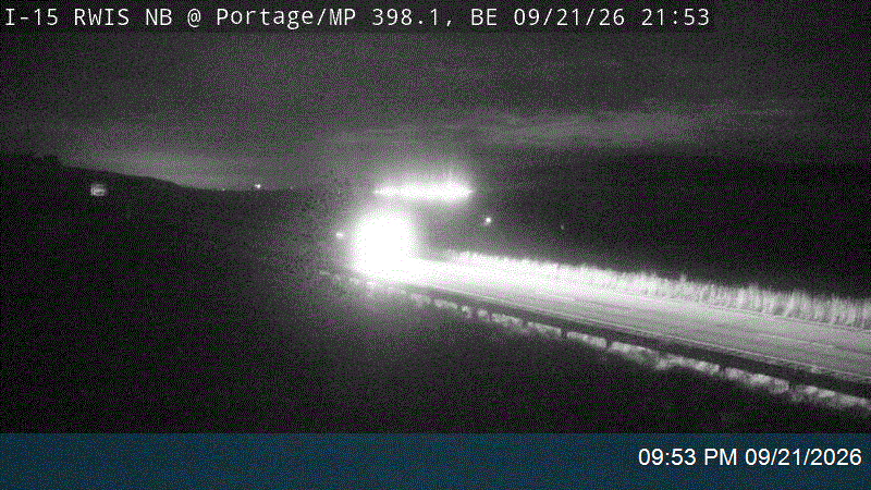 I-15 RWIS NB @ Portage / MP 398.06, BE