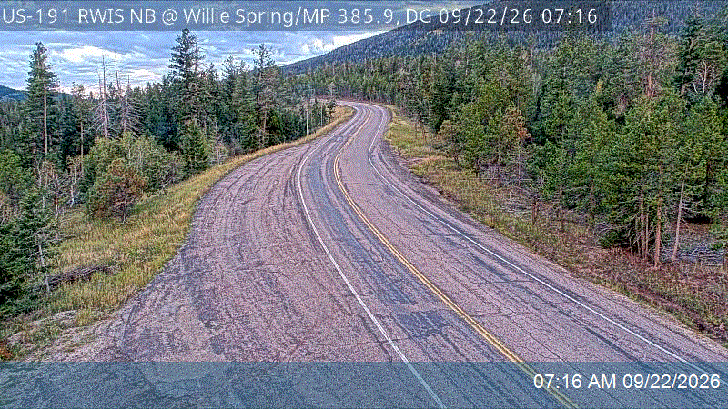 US-191 RWIS NB @ Willie Spring / MP 385.94, DG