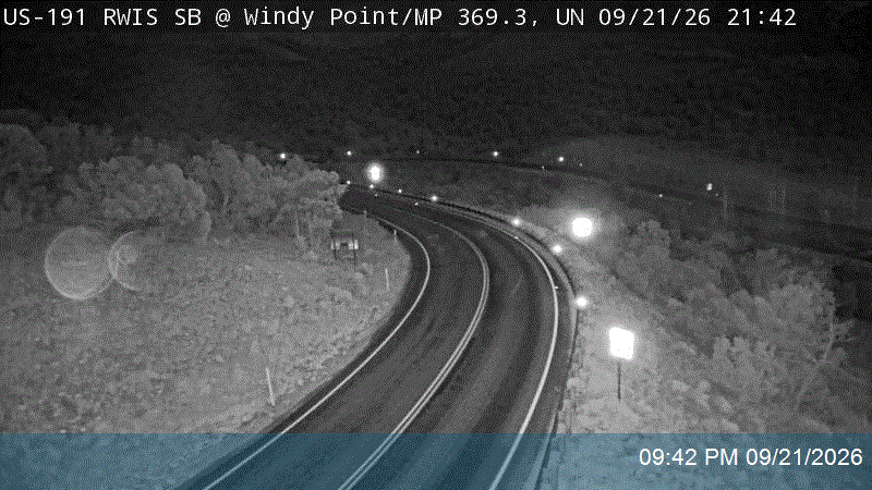 US-191 RWIS SB @ Windy Point / MP 369.25, UN