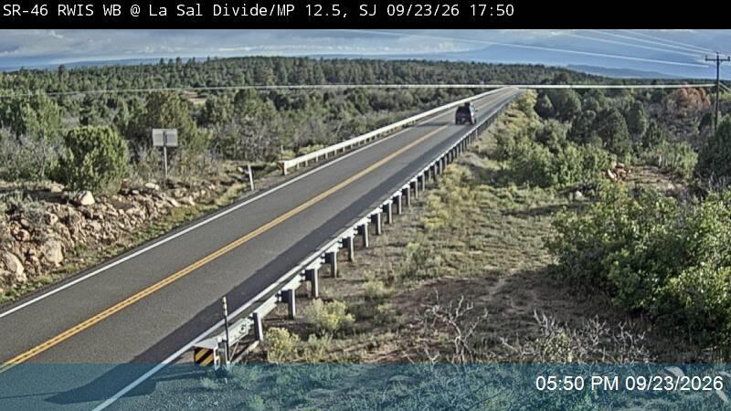 SR-46 RWIS WB @ La Sal Divide / MP 12.5, SJ