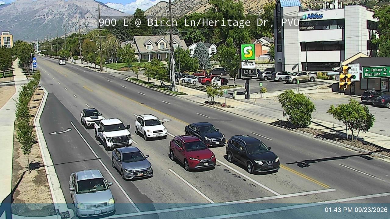 900 E @ Birch Ln / Heritage Dr / 1200 N, PVO