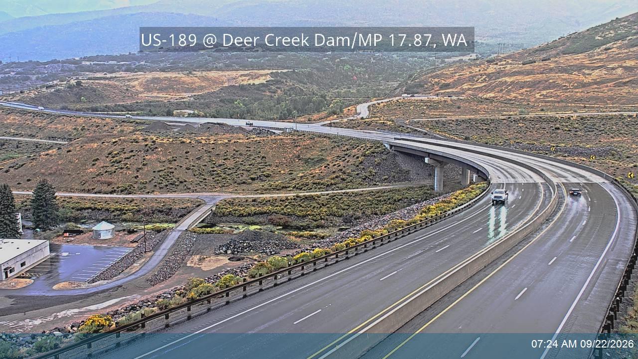 US-189 @ Deer Creek Dam / MP 17.87, WA