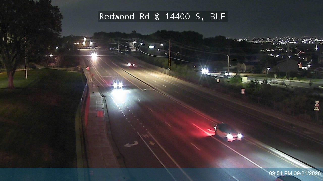 Redwood Rd / SR-68 @ 14400 S / SR-140, BLF