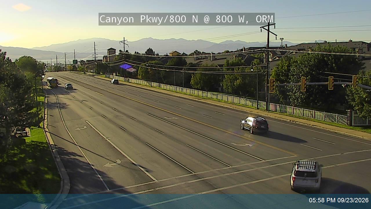 Canyon Pkwy / 800 N / SR-52 @ 800 W, ORM
