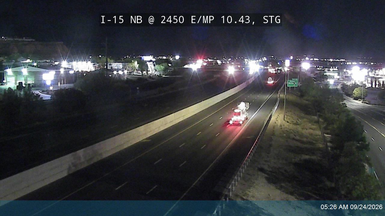 I-15 NB @ 2450 E / MP 10.43, STG