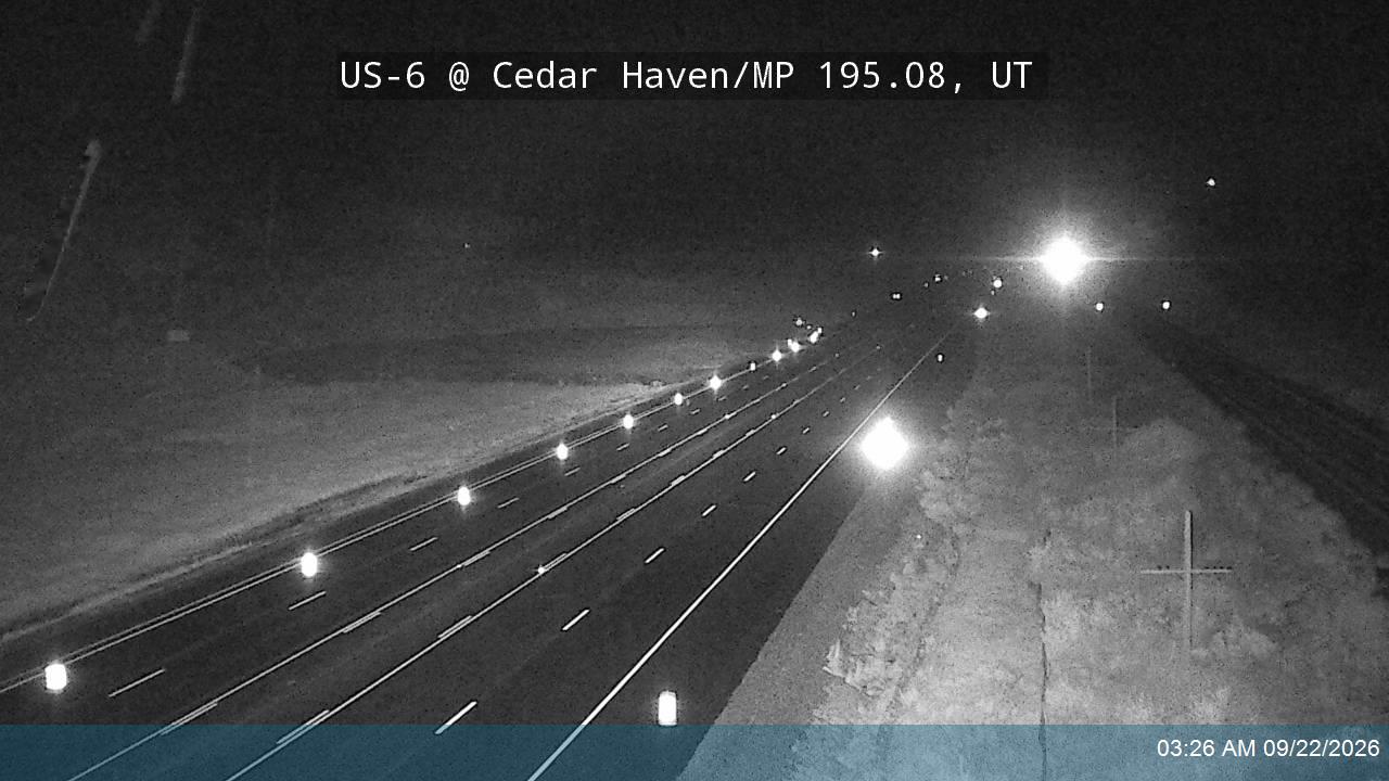 US-6 @ Cedar Haven / Sheep Creek Rd / MP 195.08, UT