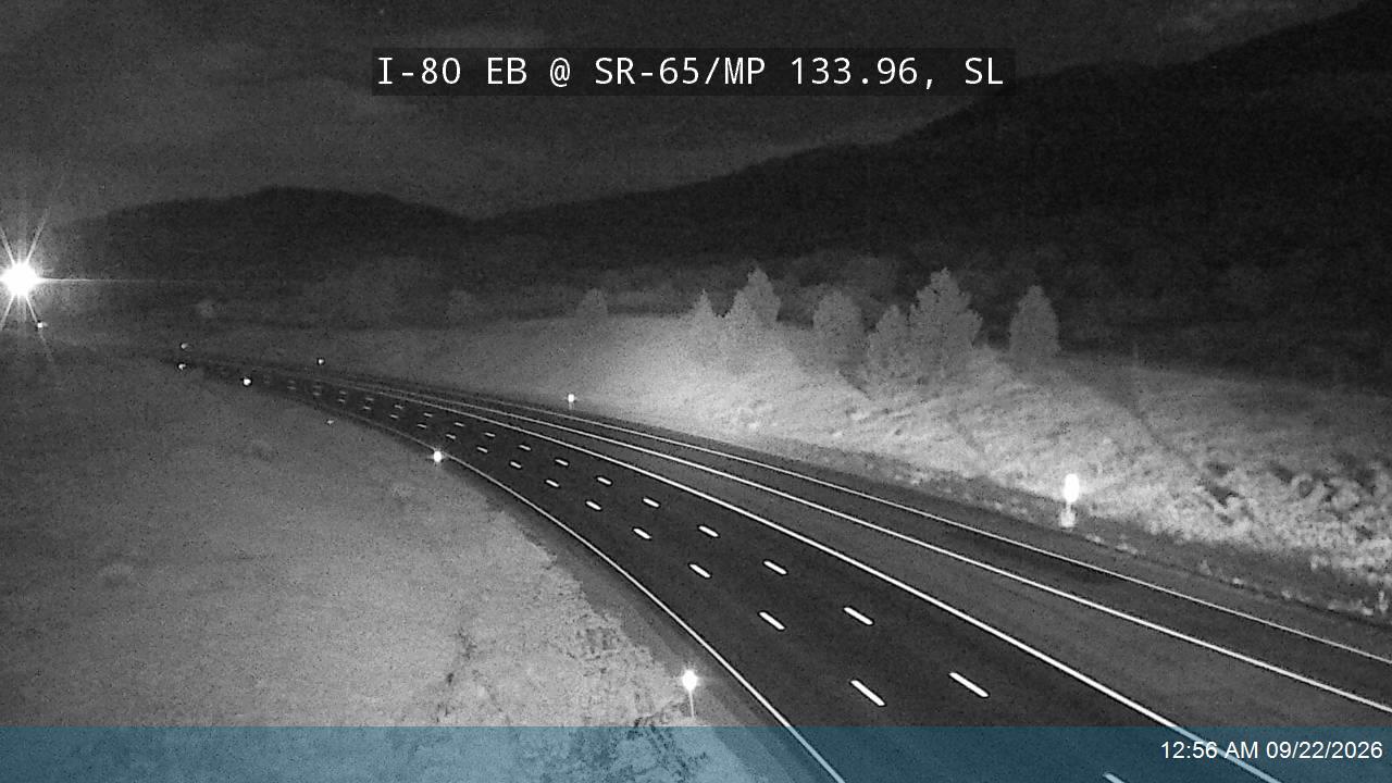 I-80 / Parleys Canyon EB @ East Canyon / SR-65 / MP 133.96, SL