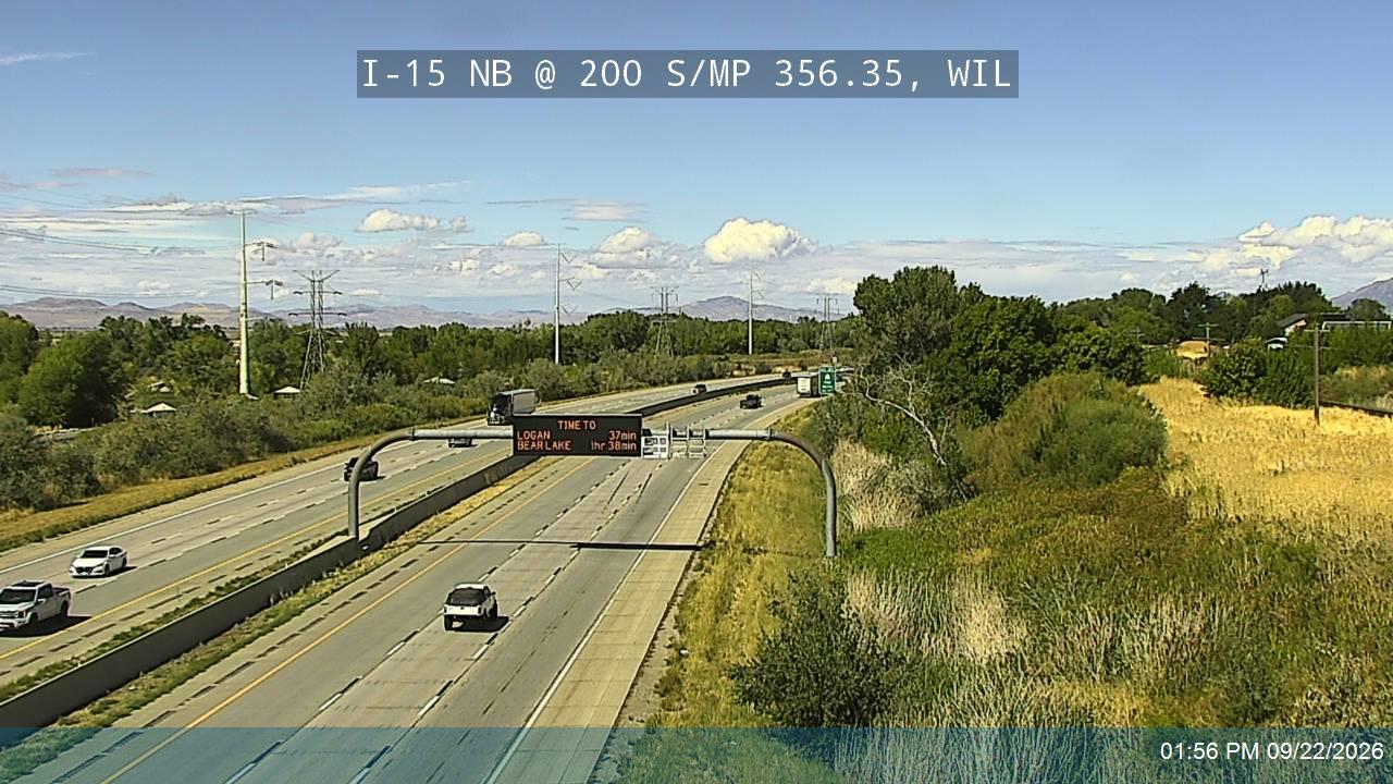 I-15 NB @ 200 S / MP 356.35, WIL