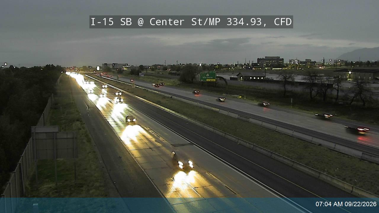 I-15 SB @ Center St / MP 334.93, CFD