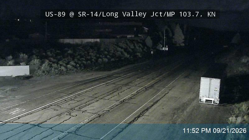 US-89 @ SR-14 / Long Valley Jct / MP 103.7, KN