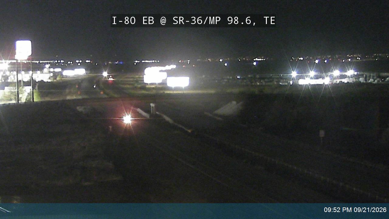 I-80 EB @ SR-36 / Exit 99 / MP 98.6, TE
